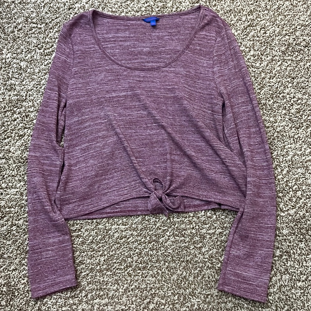Aeropostale Long Sleeve with Bow Tie Size L